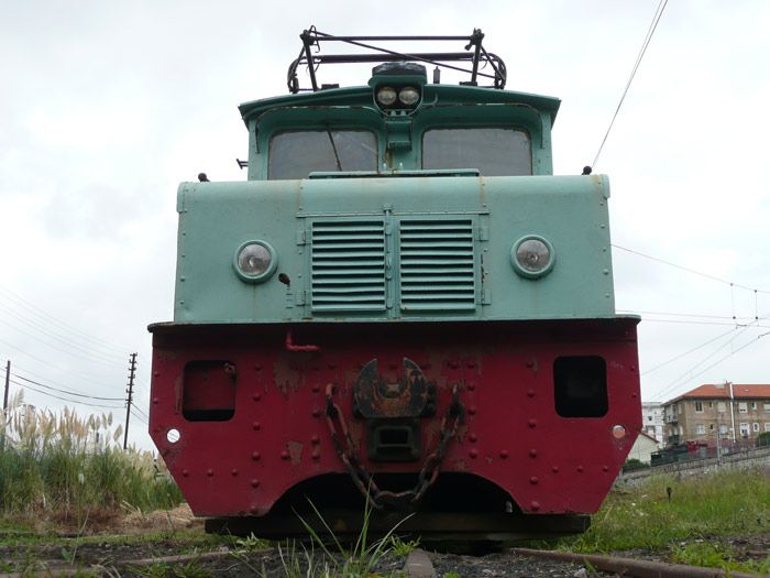 Toma inferior de una de locomotora construida por Siemens en 1933.