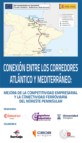Jornada Conexin entre los corredores Atlntico y Mediterrneo organizada en Zaragoza
