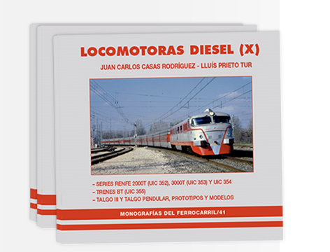 Monografa sobre las locomotoras clsicas de los Talgo: 2000T, 3000T y 354