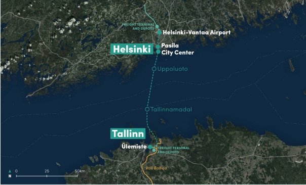 Concluye el estudio de viabilidad para el tnel bajo el Bltico entre Talln y Helsinki