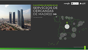 Presentado el Plan de Cercanas de Madrid, con una inversin de ms de 5.000 millones para el periodo 2018-2025