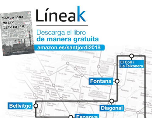 Transportes Metropolitanos de Barcelona y Amazon presentan Barcelona metro literaria