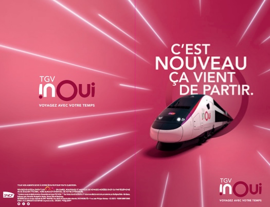 Los Ferrocarriles Franceses comienzan a desplegar el servicio TGV Inoui en toda su red