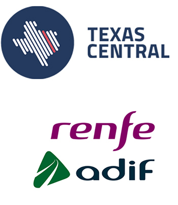 Suscrito el acuerdo entre Renfe y Texas Central  para el proyecto de alta velocidad Houston y Dallas 