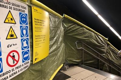 Metro de Barcelona renueva sus escaleras mecnicas