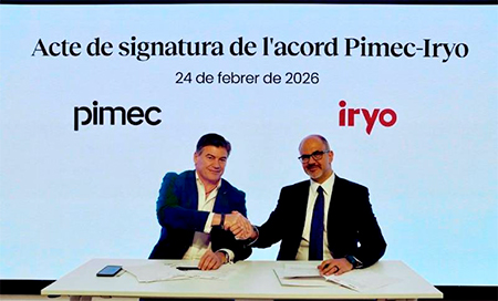 Acuerdo de iryo y Pimec para impulsar la movilidad ferroviaria en el tejido empresarial