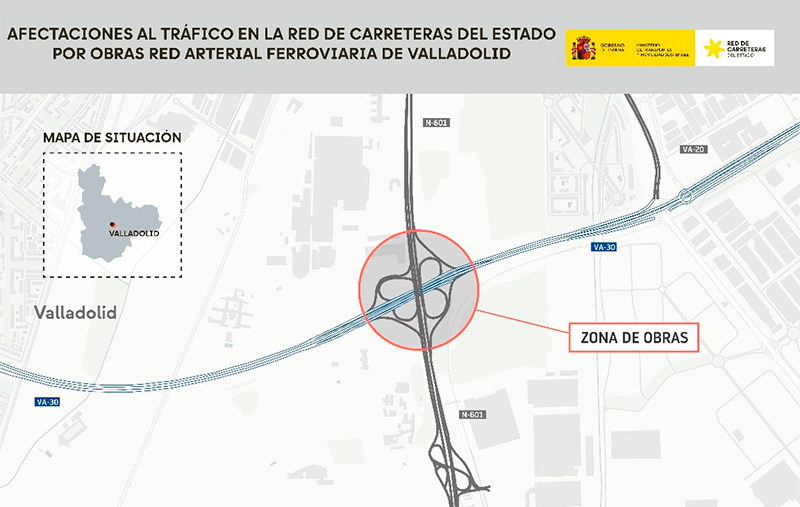 Avances en la construcci�n del viaducto de Los Tramposos de la nueva red arterial ferroviaria de Valladolid