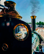 La �Matar� vuelve a llenar de vapor el Museu del Ferrocarril de Catalunya