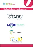 Oficina de Proyectos Europeos  STARS, ENTRANCE, EXXTRA, MODI