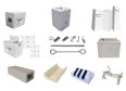 Prefabricados de hormig�n y herrajes met�licos para instalaciones ferroviarias. Galvanizado en caliente seg�n NORMA UNE EN ISO 1461.